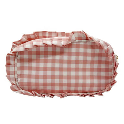 CTG Brands - Pouch Zippered Gingham Pink