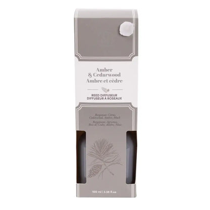 CTG Brands - Reed Diffuser 100ml. Amber & Cedarwood