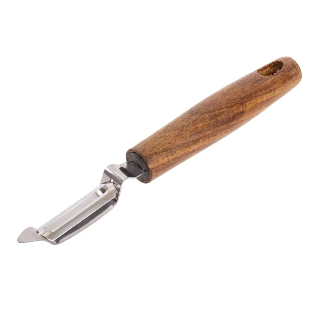 CTG Brands - S.S. Peeler w/Acacia Wood Handle