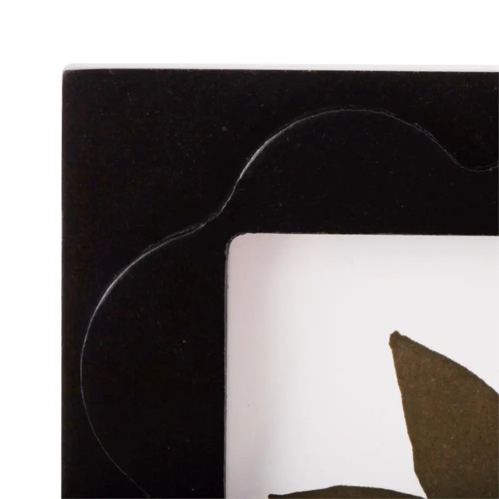 CTG Brands - Scalloped Edge Photo Frame MDF Black 4x6”