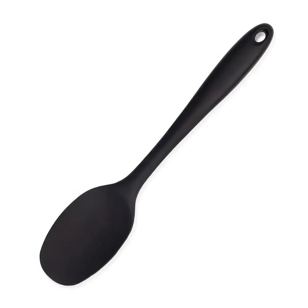 CTG Brands - Solid Silicone Spoon Black 11.25 ’