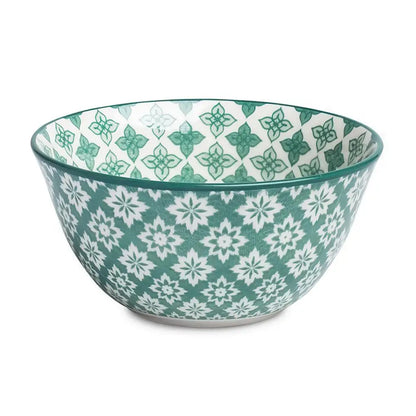 Clover Green Stoneware Bowl - 6”