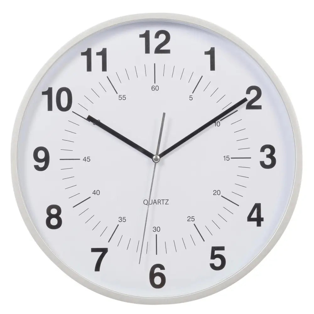 CTG Brands - Synchro Silent Clock Silver 12’’