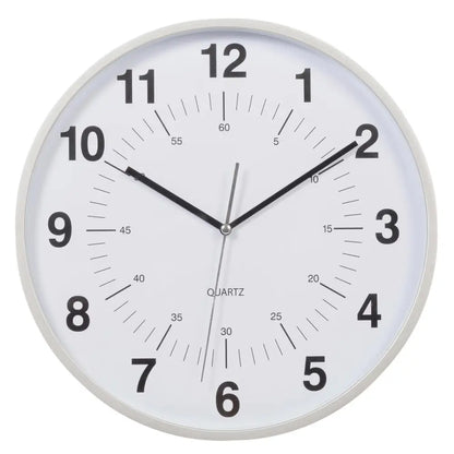 CTG Brands - Synchro Silent Clock Silver 12’’