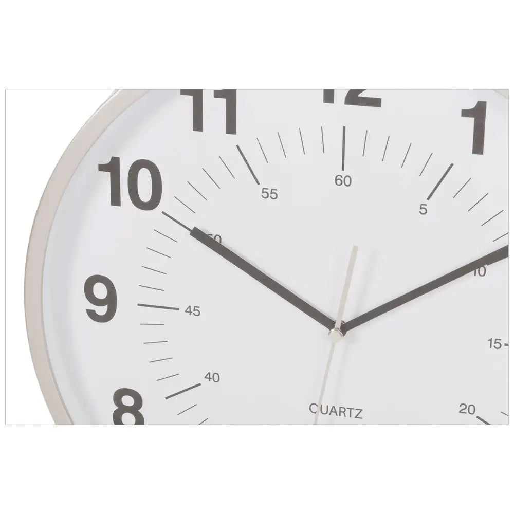 CTG Brands - Synchro Silent Clock Silver 12’’