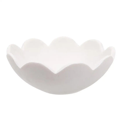 CTG Brands - White Bowl with Scalloped Edge