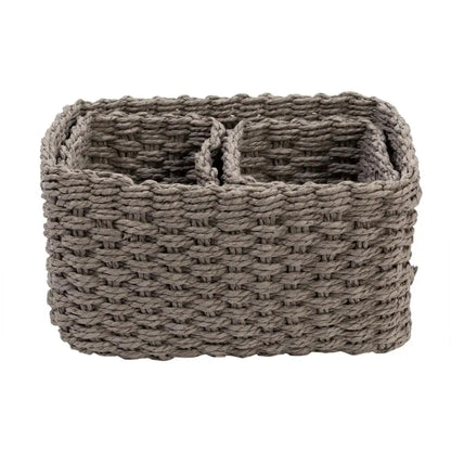CTG Brands - Woven Storage Box Set Grey