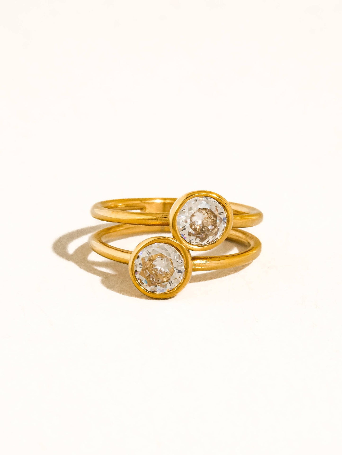 Hollis Double CZ Ring