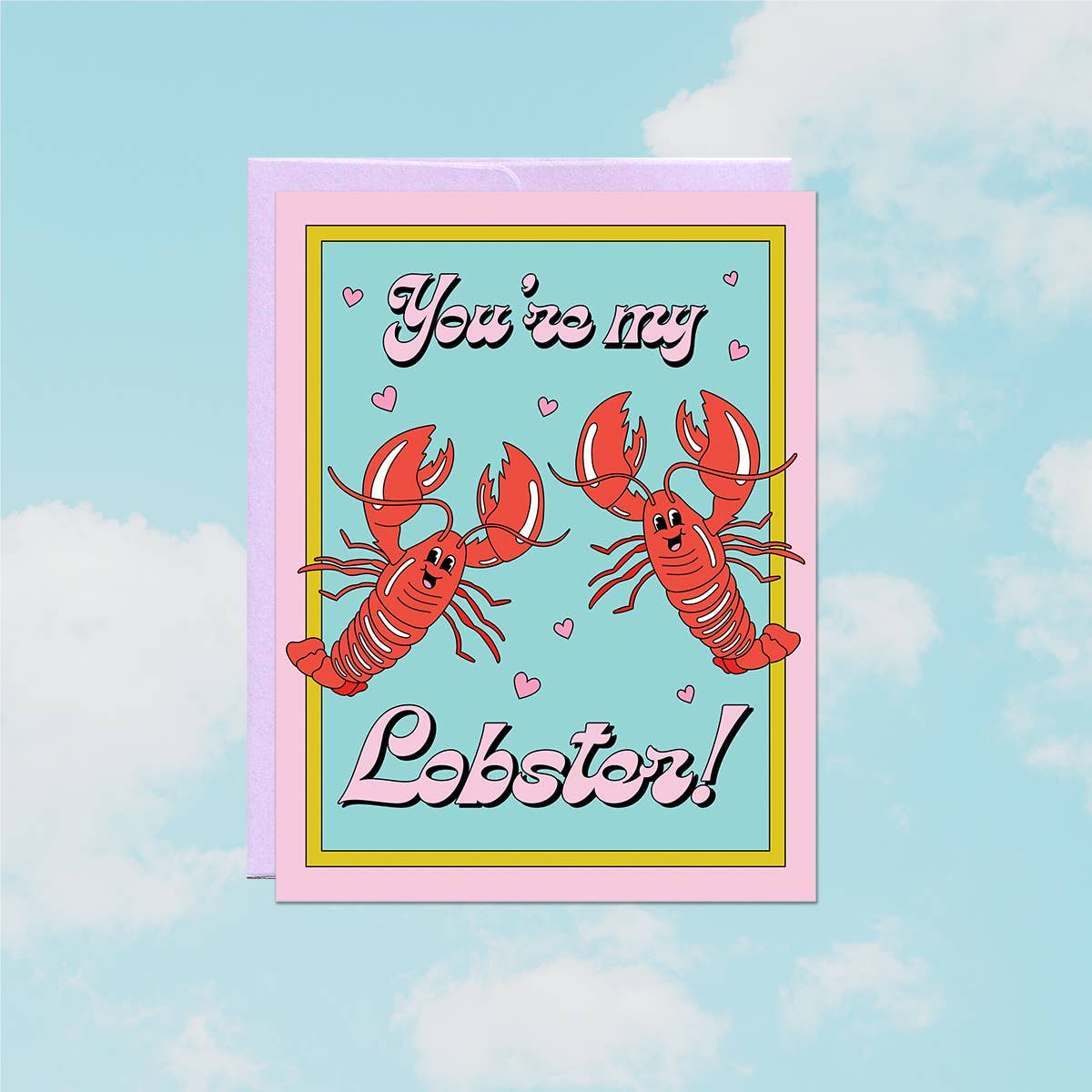 You're My Lobster card shown from another angle