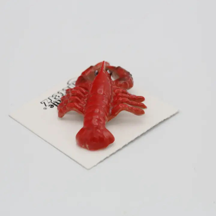 Pincer Red Lobster Porcelain Miniature