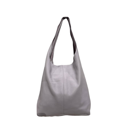 Grained Leather Escape Hobo Bag - Unripe