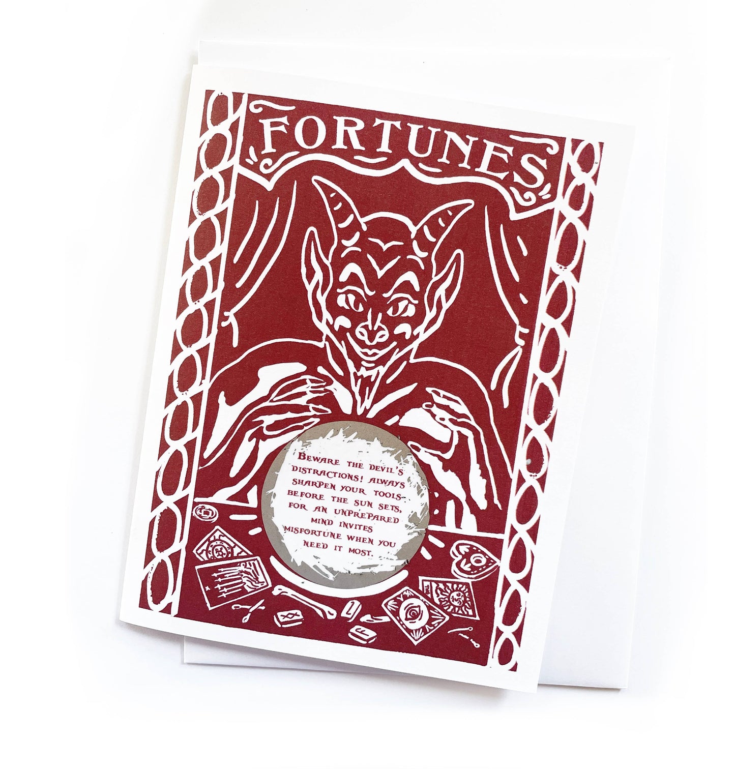 Devil Speaks Fortune Telling Card