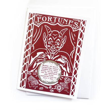 Devil Speaks Fortune Telling Card