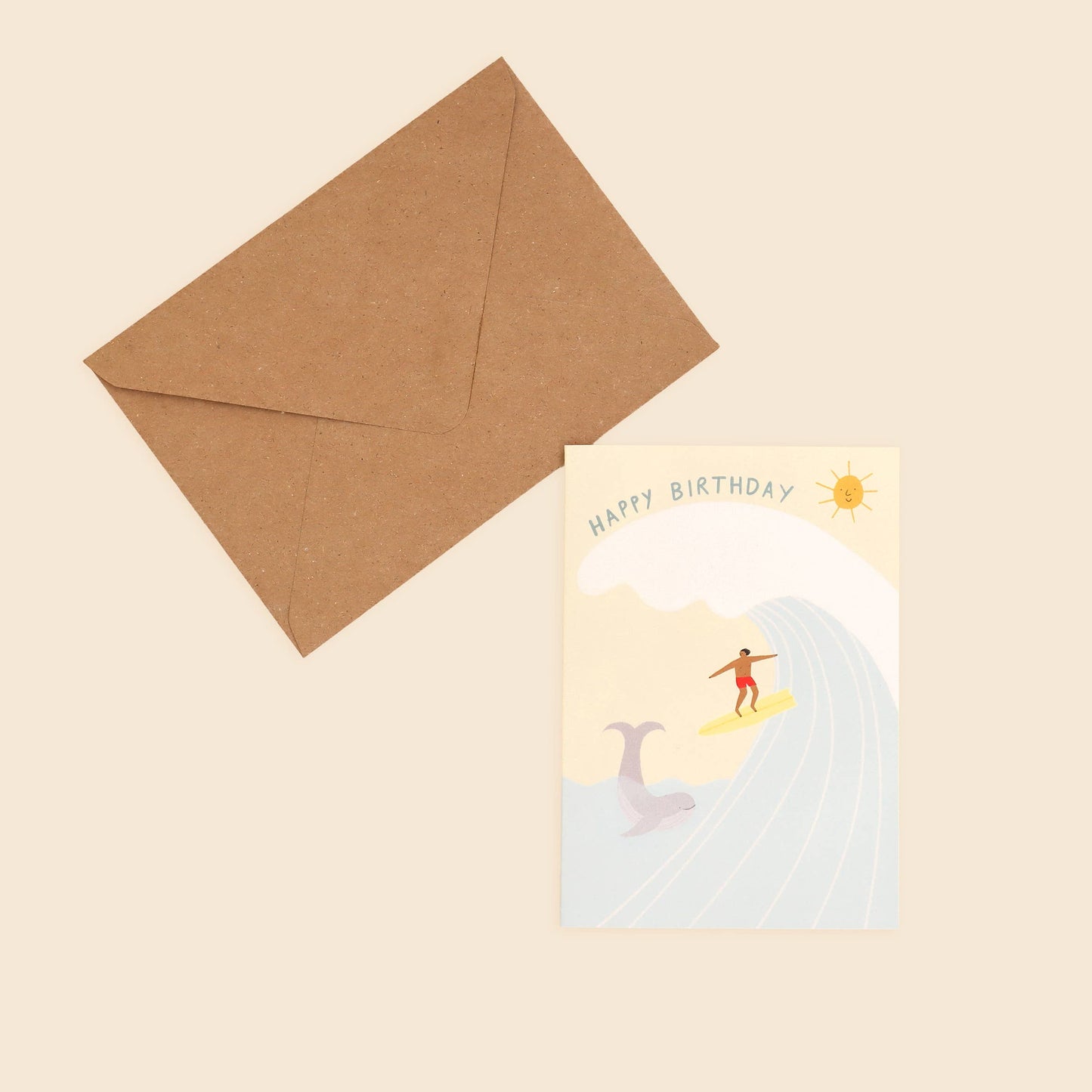 Surfer Birthday Card