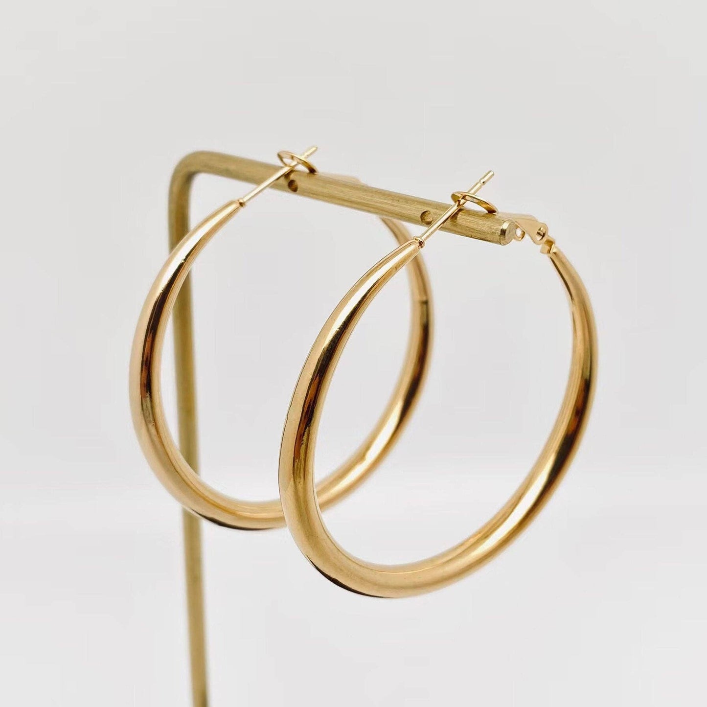 Hollow Hoop Earrings