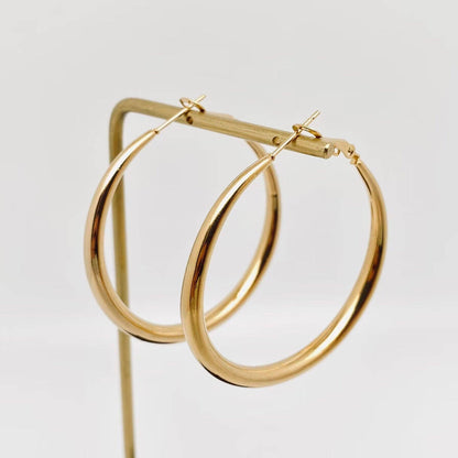 Hollow Hoop Earrings
