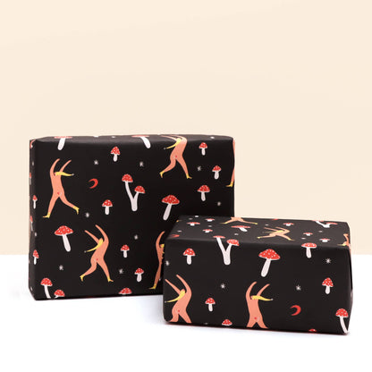 Woodland Night Wrapping Paper Sheet