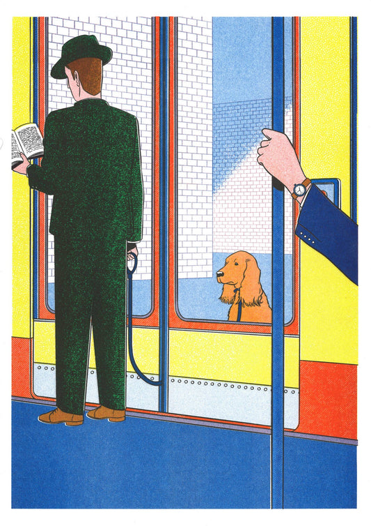 The Subway - Simon Bailly A3 Poster