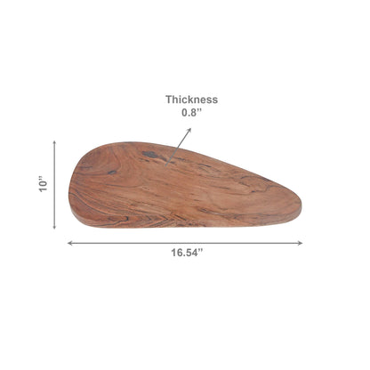 Acacia Oiled Wooden Pebble Shape Serving Board