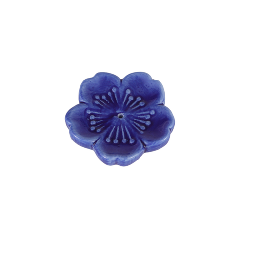 Sakura Cherry Blossom Incense Holder - Blue