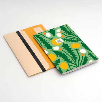 Studio Wald - UK Made - Notebook + Folder (A5) - Dandelion