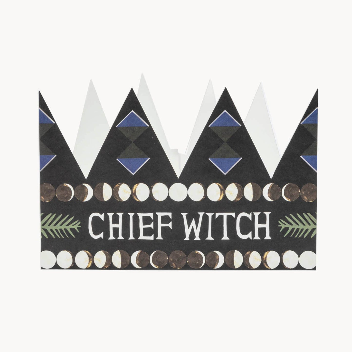 Chief Witch Party Hat shown at an angle