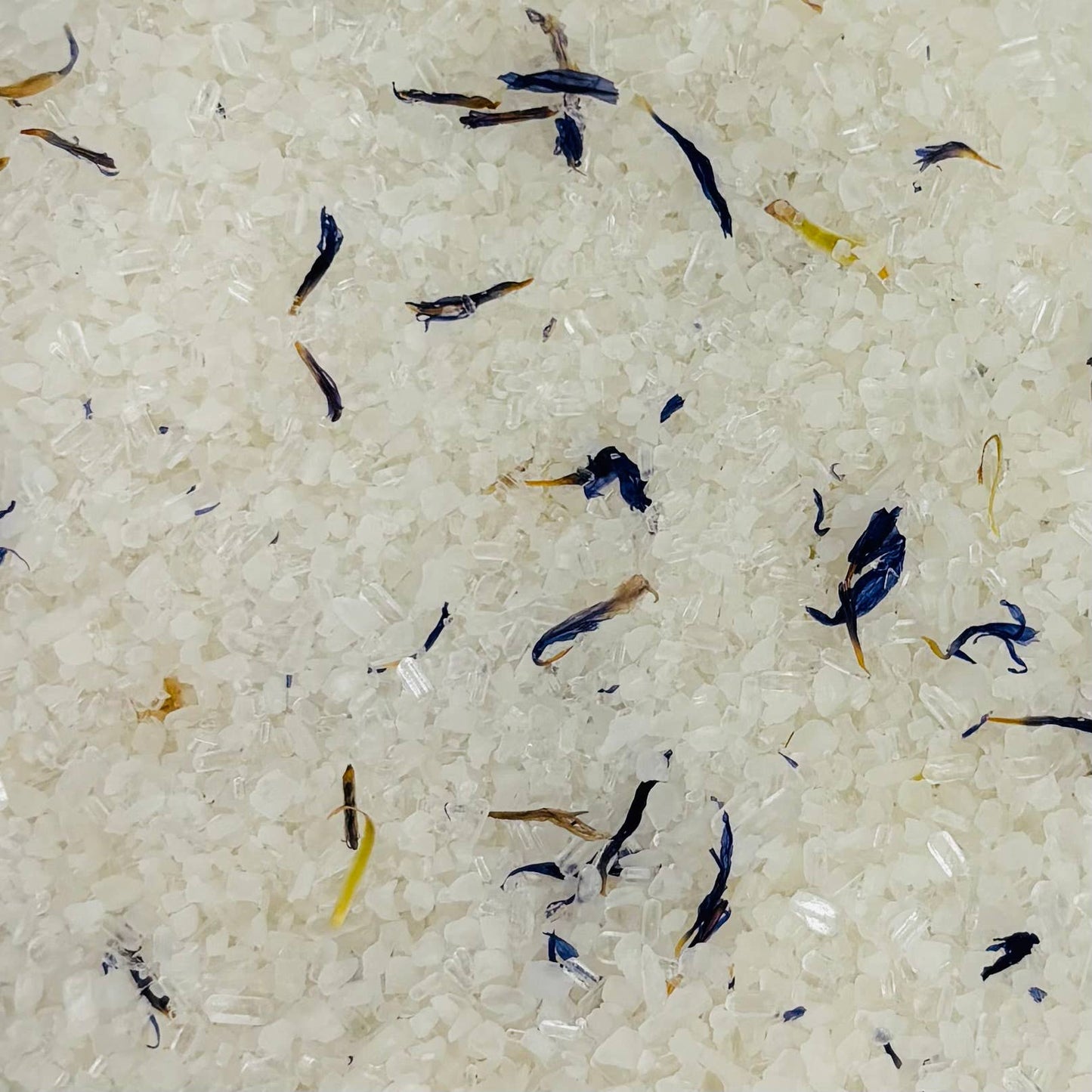 Charleston & Harlow Eucalyptus Spearmint bath salts scooped by hand