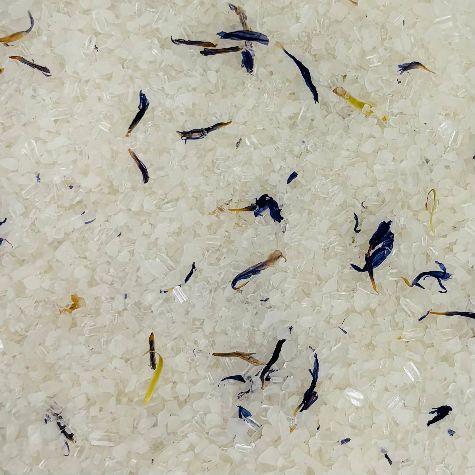 Charleston & Harlow Eucalyptus Spearmint bath salts scooped by hand