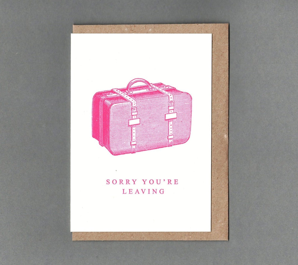 Sorry You’re Leaving Card