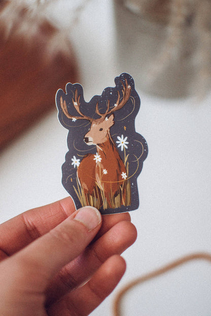 Magical Meadow Deer Sticker