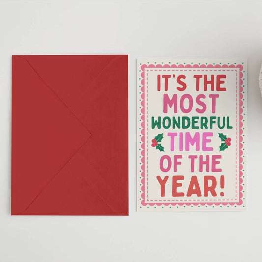 Wonderful Time Of The Year Card