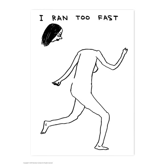 Running Too Fast Postcard