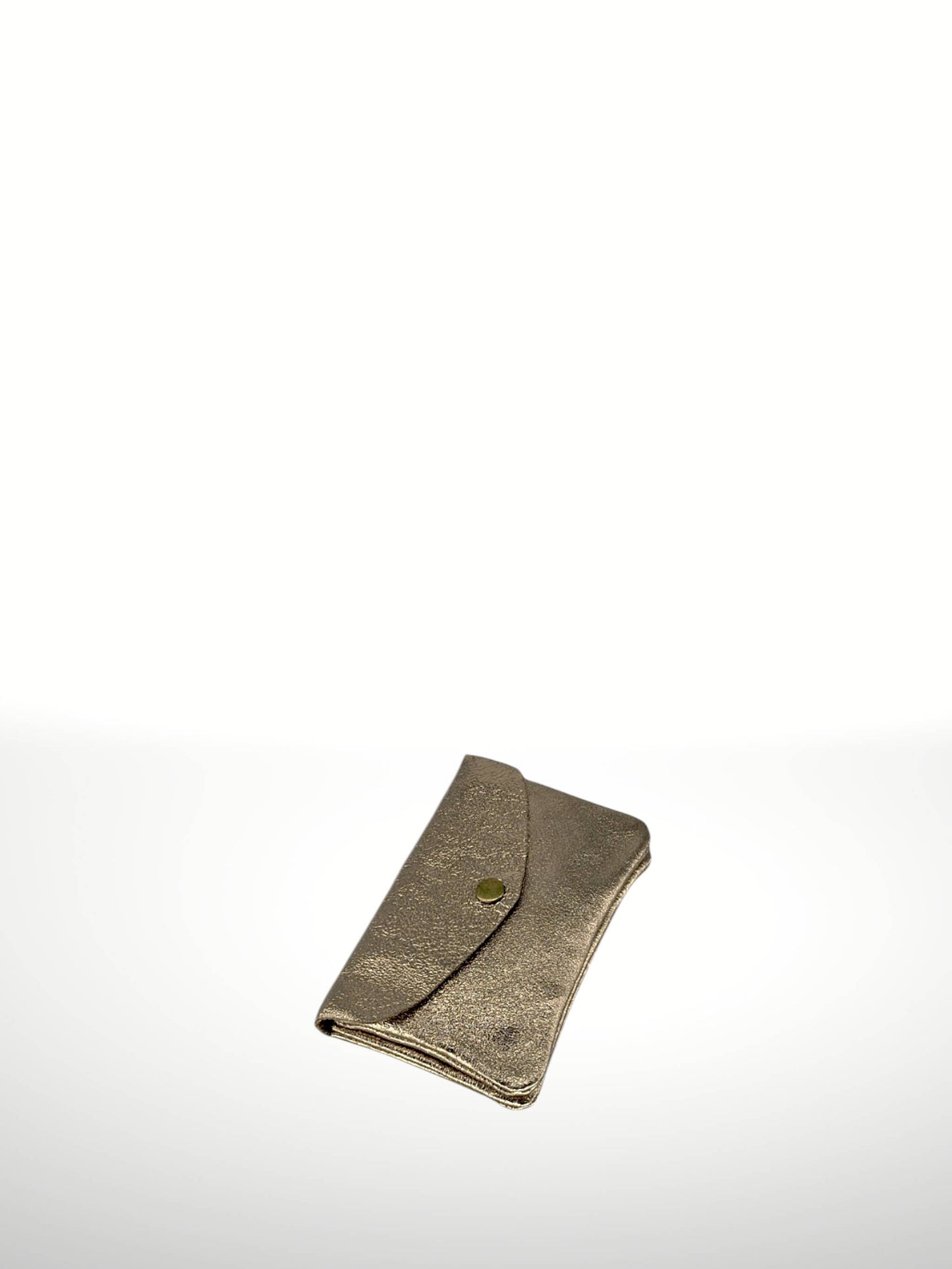 Katia Plus Laminated Suede Leather Wallet - Bottle Green