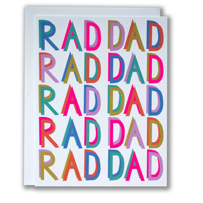 Razzle Dazzle Rad Dad Note Card