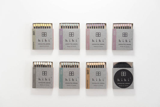 Hibi Geranium incense match burning - PABOOM