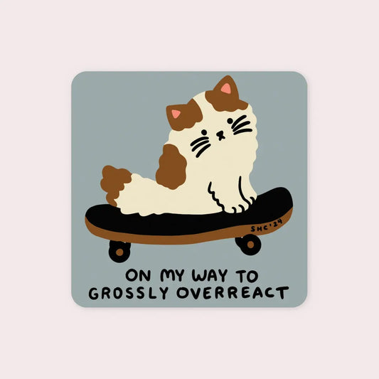 Overreact Vinyl Sticker