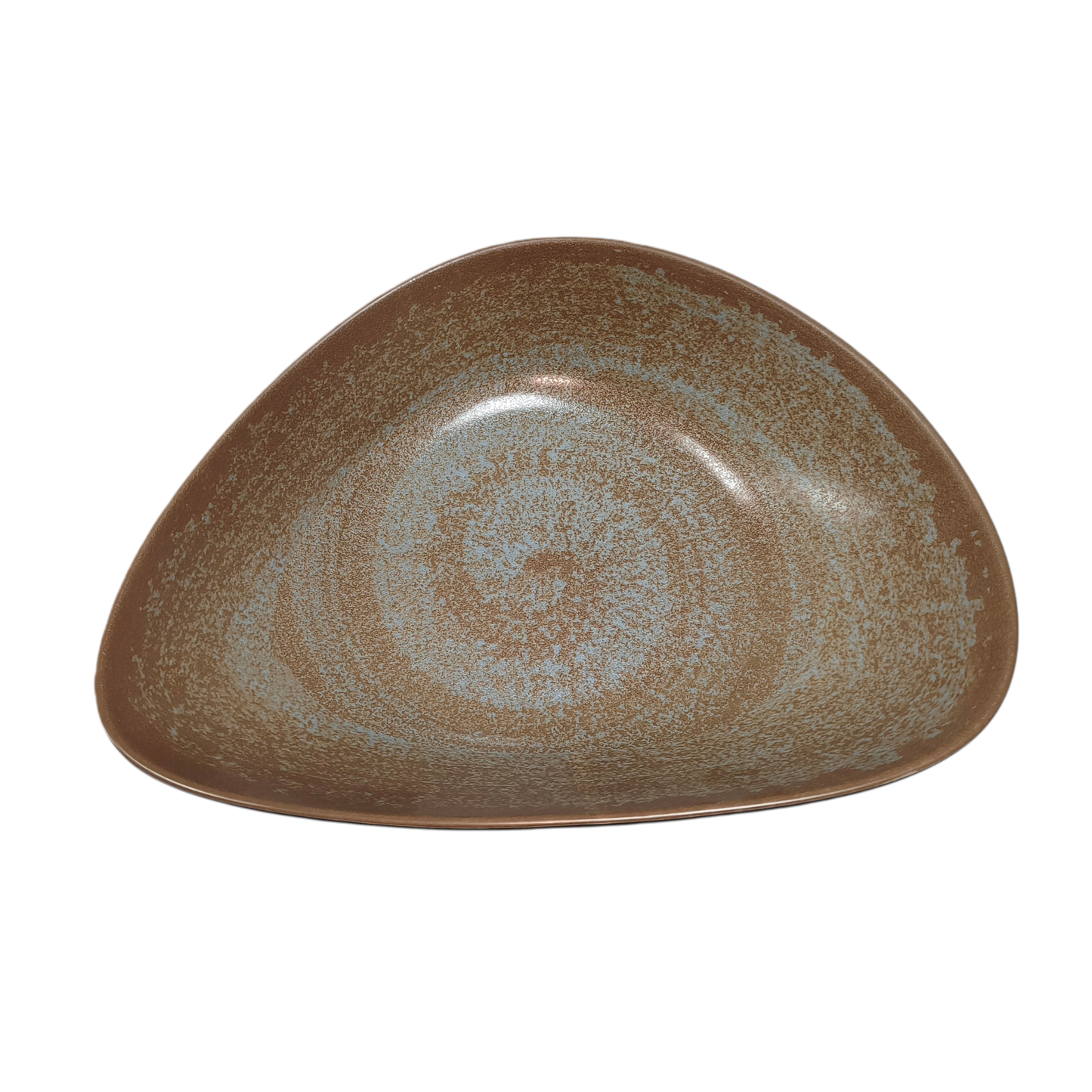 Uzumaki Spiral Melamine Triangular Appetizer Plate