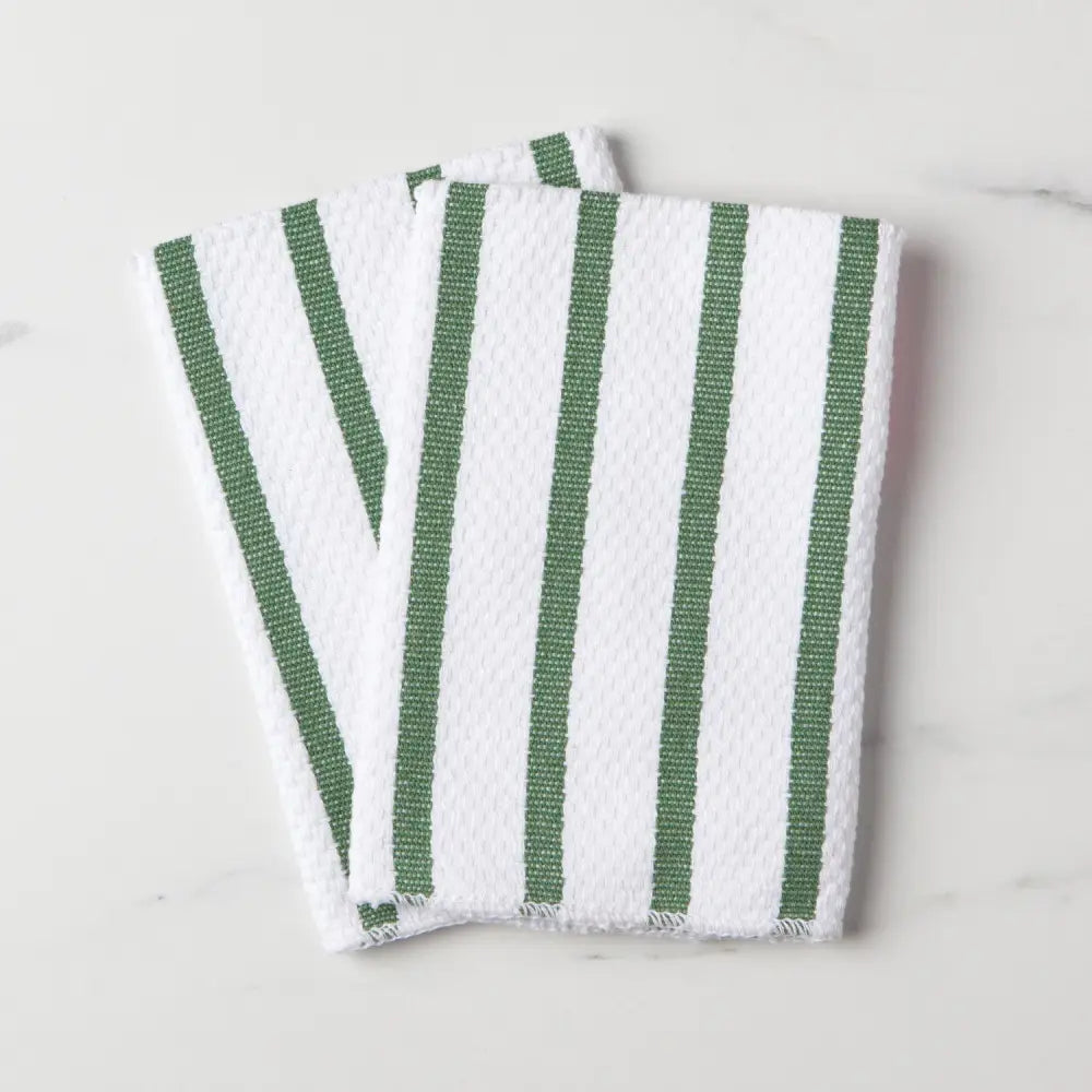 Basketweave Dishcloths Elm Green - PABOOM