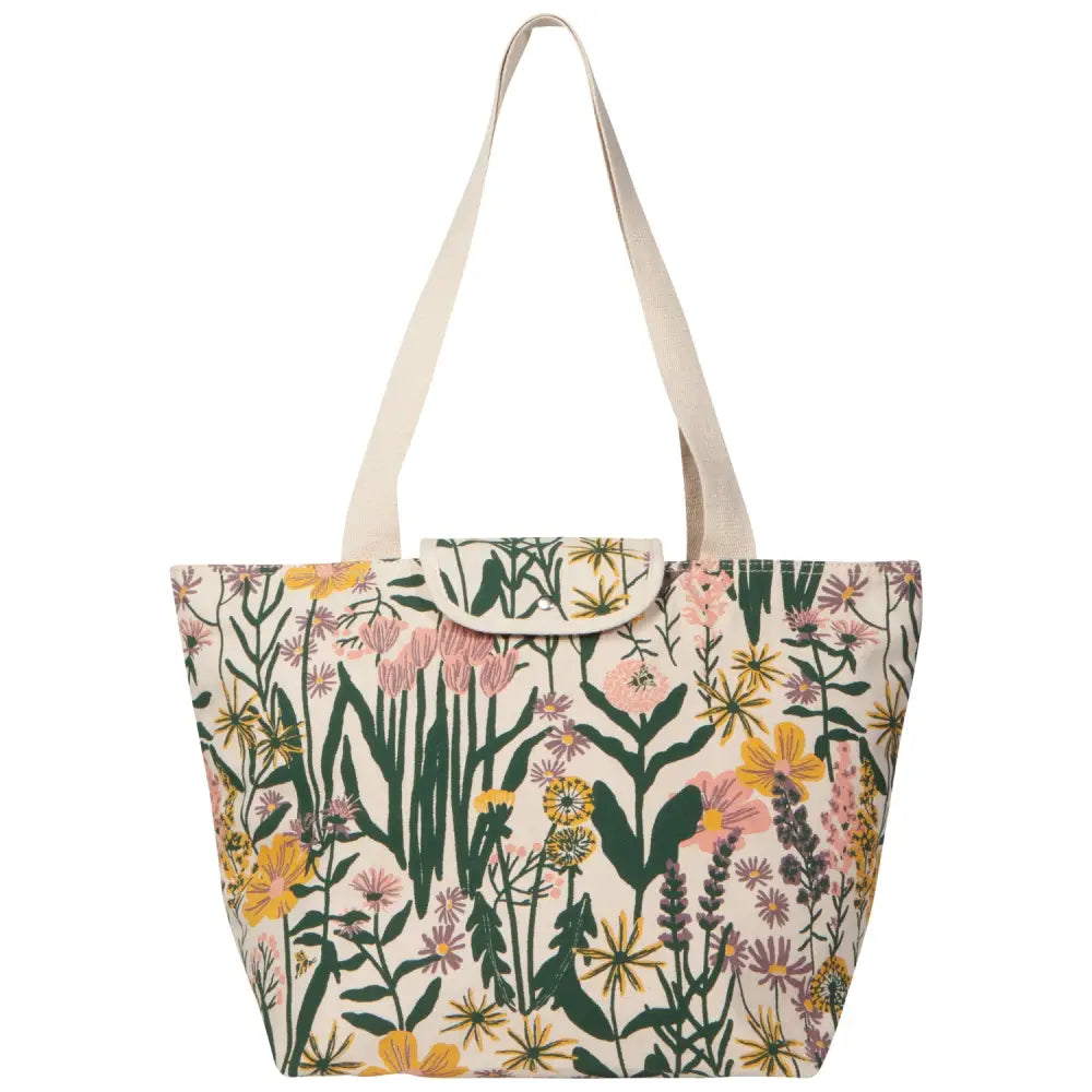 Bees & Blooms Fold-Up Fresh Tote - PABOOM