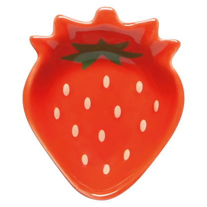 Danica - red strawberry-shaped dish
