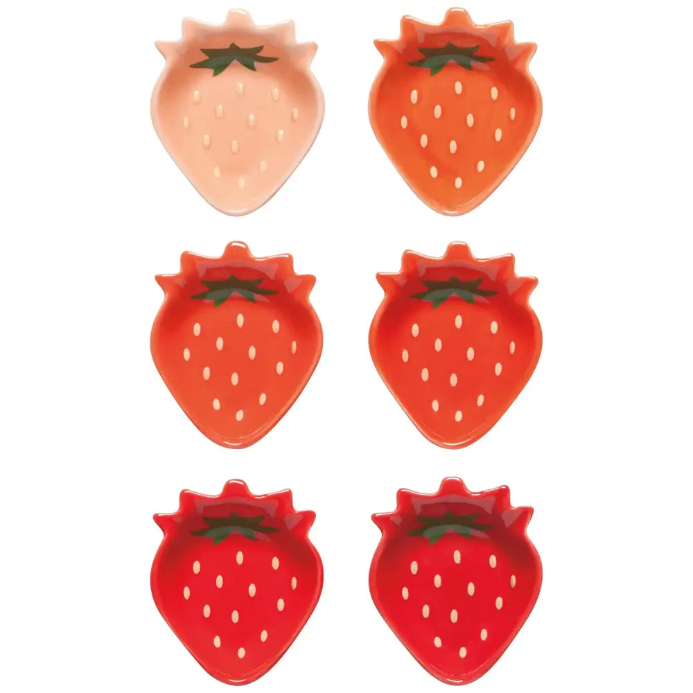 Danica - strawberry-shaped ceramic dishes