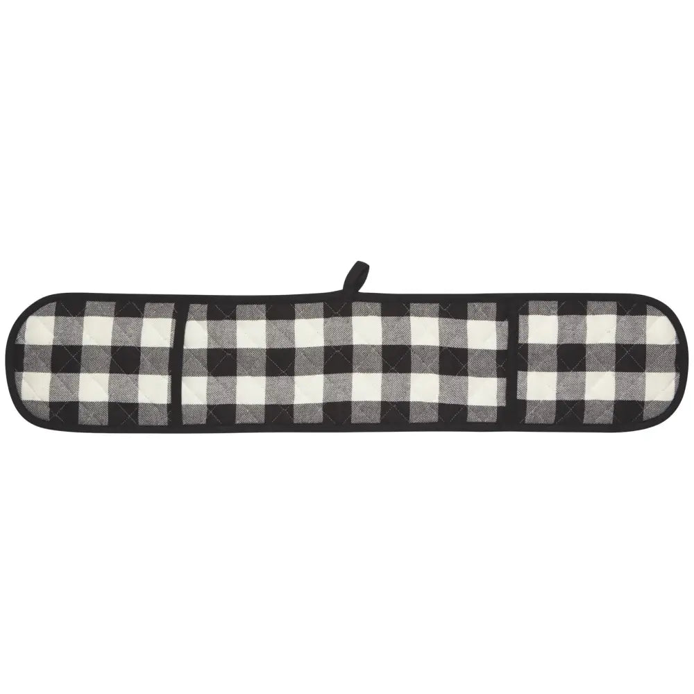Danica - Black Check Double Oven Mitt