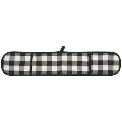 Danica - Black Check Double Oven Mitt