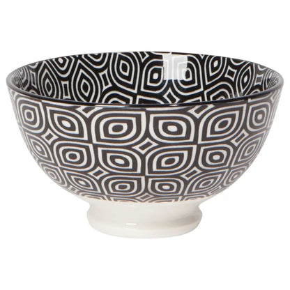 Danica - Black Geo Stamped Bowl 4 inch
