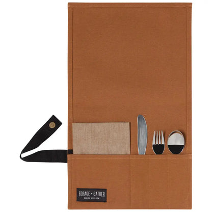 Brown Forage and Gather On the Go Cutlery Set - PABOOM