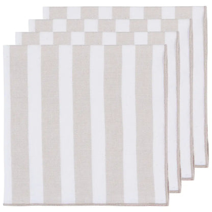 Caban Stripe Napkins Dove Gray - PABOOM
