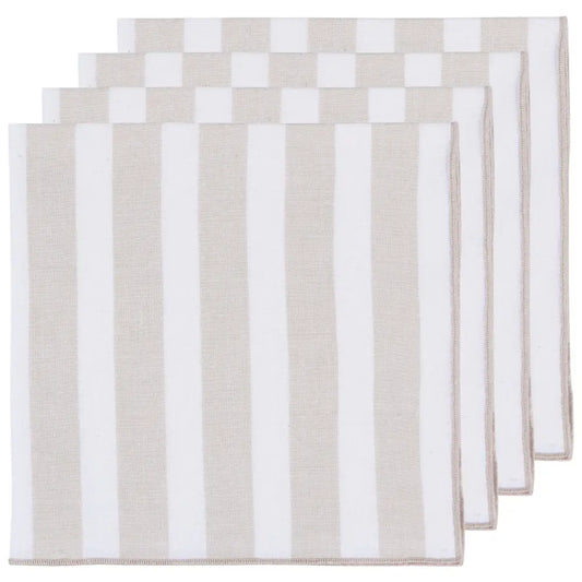 Caban Stripe Napkins Dove Gray - PABOOM