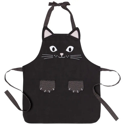 Danica - black cat apron