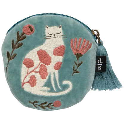 Danica - Catbloom Embroidered Coin Purse
