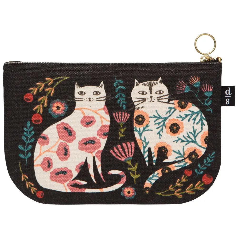 Catbloom Zippered Pouch Small - PABOOM